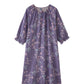 Women Artsy Spring Floral Cotton Loose Dress