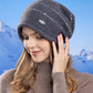 Women Winter Fashion Warm Hemming Knit Hat