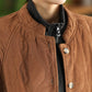 Women Autumn Casual Solid Corduroy Padded Coat