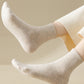 6 Pairs Women Casual Solid 100%Cotton Socks