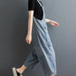 Women Summer Solid Casual Loose Denim Jumpsuits