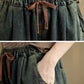 Women Autumn Vintage Denim Loose Harem Pants