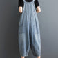 Women Summer Solid Casual Loose Denim Jumpsuits