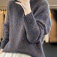 Women Autumn Casual Solid Knit O-Neck Sweater