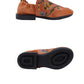 Women Ethnic Autumn Embroidery Leather Low Heel Shoes