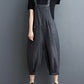 Women Summer Solid Casual Loose Denim Jumpsuits