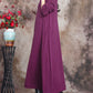 Plus Size Women Pure Color Knitted High Neckline Dress