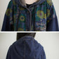 Women Casual Sunflower Denim Hooded Coat