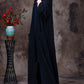 Women Winter Solid Vintage Knitted Maxi Coat