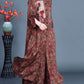 Women Vintage Spring Floral Spliced Shirt+Wide Leg Pants