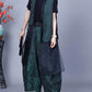 Women Vintage Flower Print Spring Loose Harem Pants