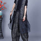 Women Vintage Flower Print Spring Loose Harem Pants