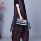 Women Vintage Flower Print Spring Loose Harem Pants