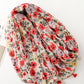 Women Travel Artsy Flower Tassel Shawl Scarf