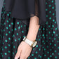 Women Summer Artsy Dot Spliced Loose Maxi Dress