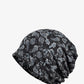 Unisex Summer Flower Print Scarf Hat