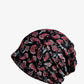 Unisex Summer Flower Print Scarf Hat