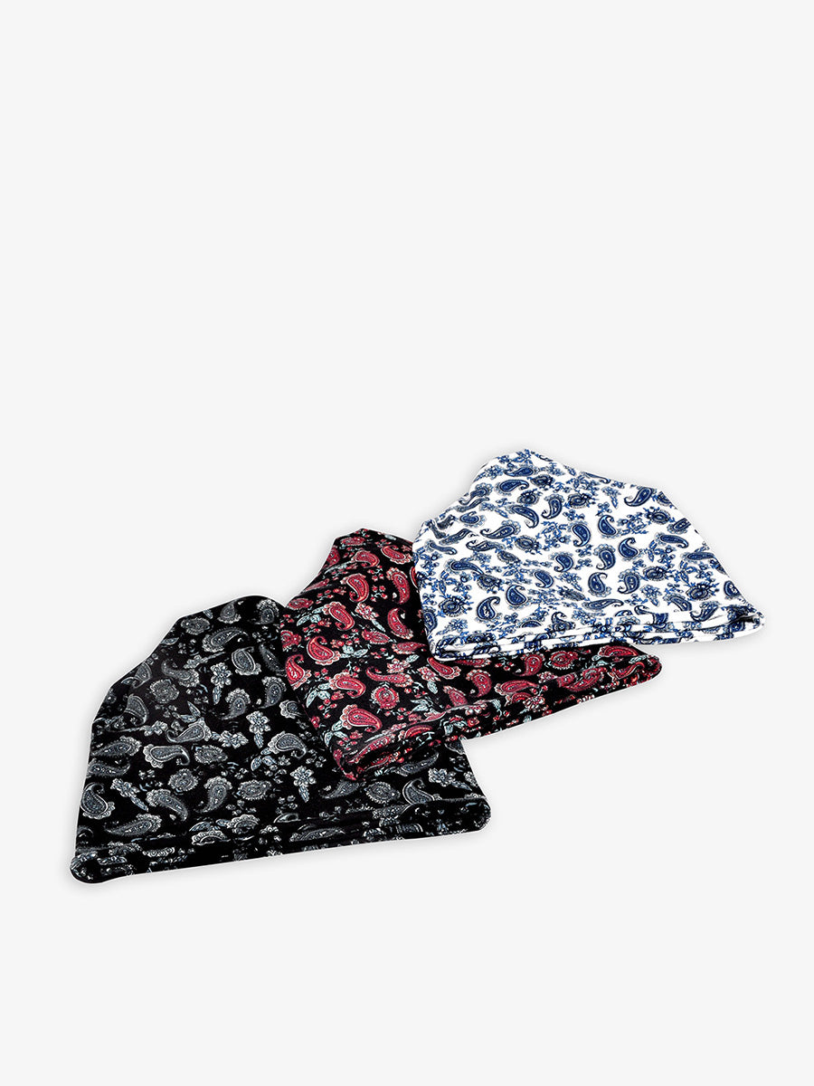 Unisex Summer Flower Print Scarf Hat