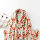 Women Summer Flower Print Shawl Scarf