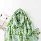 Women Summer Flower Print Shawl Scarf