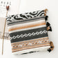 Women Ethnic Print Tassel Shawl Scarf