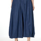 Women Casual Summer Solid Wide-leg Loose Pants