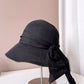 Women Summer Artsy Jacquard Ribbon Sunproof Hat