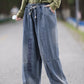 Women Summer Autumn Spliced Denim Harem Pants