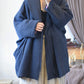 Women Winter Vintage Linen Cotton Strap Padded Coat