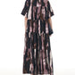 Women Summer Tie-dye Spliced Loose Tiered Dress