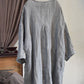 Women Summer Vintage Tie-dye O-Neck Button Linen Dress