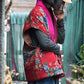 Women Ethnic Flower Patchwork Spliced Cotton Vest