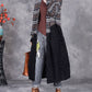 Women Autumn Stripe Colorblock Knitted Cardigan Coat