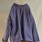 Women Autumn Ethnic Solid Slant Closure Linen Short Coat