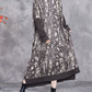 Women Autumn Artsy Colorblock Loose Knit Dress