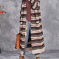 Women Autumn Lazy Stripe Knitted Cardigan Coat