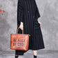 Women Autumn Artsy Stripe Colorblock Hooded Knit Dress