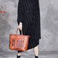 Women Autumn Artsy Stripe Colorblock Hooded Knit Dress