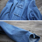 Women Autumn Casual Solid Pocket Denim Robe Coat