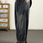 Women Autumn Vintage Denim Loose Harem Pants