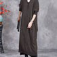 Women Autumn Artsy Cashmere Plaid Strap Knit Dress