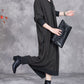 Women Autumn Artsy Cashmere Plaid Strap Knit Dress