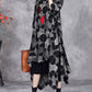 Women Artsy Autumn Irregular Semicircle Loose Coat