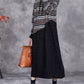 Women Autumn Artsy Spliced Knitted Hooded Dress