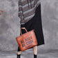 Women Autumn Artsy Spliced Knitted Hooded Dress