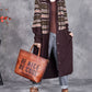 Women Autumn Artsy Stripe Hooded Knit Cardigan Coat