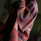 Women Artsy Stripe Tassel Cotton Shawl Scarf