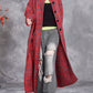 Women Autumn Artsy Solid Stand Collar Knit Cardigan Coat