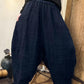 Women Autumn Vintage Solid Linen Harem Pants