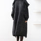 Women Autumn Artsy Tassel Shawl Collar Wool Sweater Coat